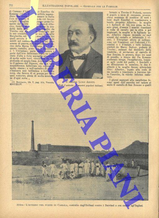Lafeltrinelli Ferdinando Martini Commissario straordinario per l'Eritrea. Cassala ceduta all'Inghilterra
