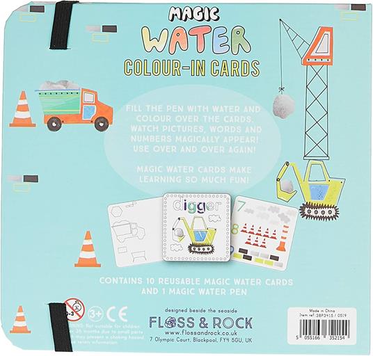 Lafeltrinelli Floss & Rock Fls38P3415 - Magic Water Colour-In Cards Construction