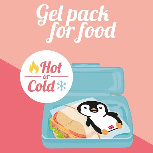 Lafeltrinelli Gel Pack For Food Hot & Cold Gel Pack - Penguin
