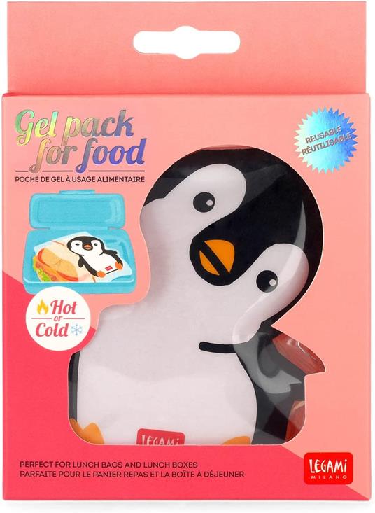 Lafeltrinelli Gel Pack For Food Hot & Cold Gel Pack - Penguin