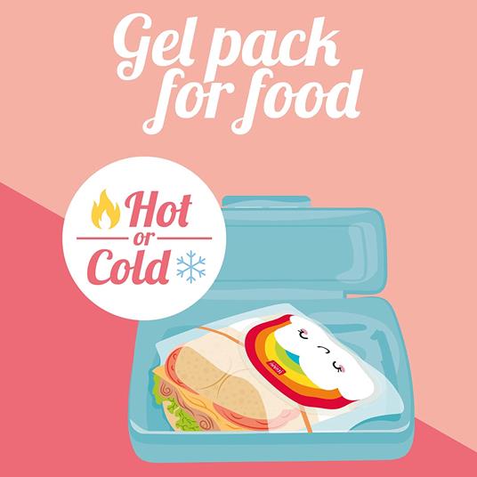 Lafeltrinelli Gel Pack For Food Hot & Cold Gel Pack - Rainbow