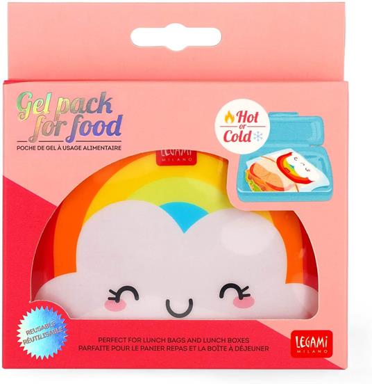 Lafeltrinelli Gel Pack For Food Hot & Cold Gel Pack - Rainbow