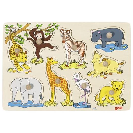 Lafeltrinelli Goki 57829 puzzle Puzzle con formine 9 pz
