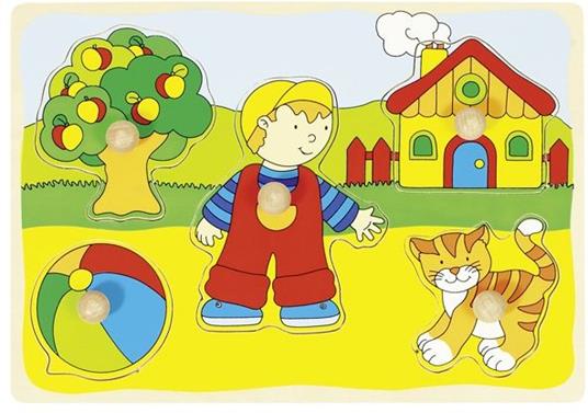 Lafeltrinelli Goki 57858 Puzzle con formine 5 pezzo(i)