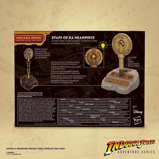 Lafeltrinelli Hasbro Indiana Jones E I Predatori Dell'Arca Perduta Adventure Series Amuleto Dell'Asta Di Ra Replica 1:1