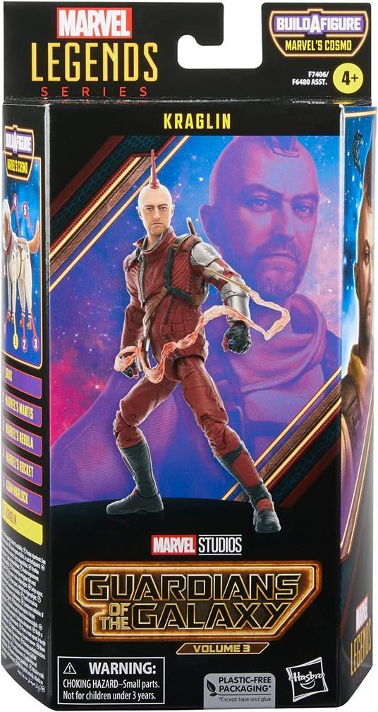 Lafeltrinelli Hasbro Marvel Legends Series - Kraglin Action Figure Ispirate Al Film "Guardiani Della Galassia Vol. 3" Da 15 Cm