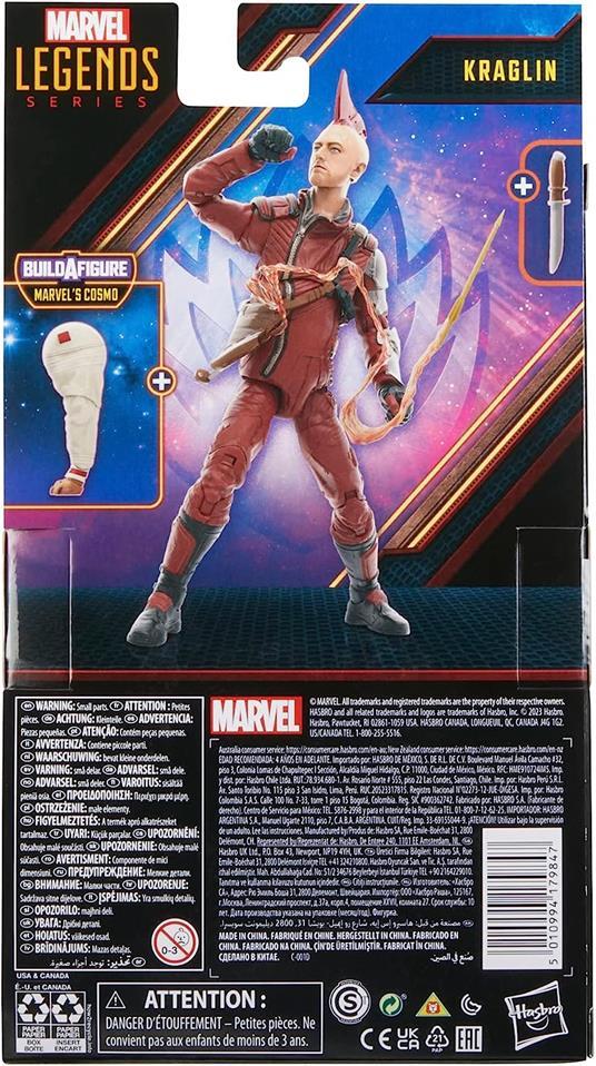 Lafeltrinelli Hasbro Marvel Legends Series - Kraglin Action Figure Ispirate Al Film "Guardiani Della Galassia Vol. 3" Da 15 Cm