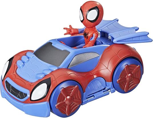 Lafeltrinelli Hasbro Spidey E I Suoi Fantastici Amici Spidey E Web-Crawler Veicolo Convertibile 2-in-1 Con Personaggio 10 Cm