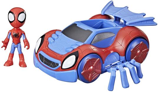 Lafeltrinelli Hasbro Spidey E I Suoi Fantastici Amici Spidey E Web-Crawler Veicolo Convertibile 2-in-1 Con Personaggio 10 Cm