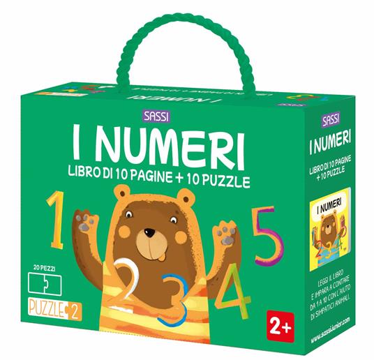 Lafeltrinelli I numeri. Puzzle 2. Ediz. a colori. Con 10 puzzle