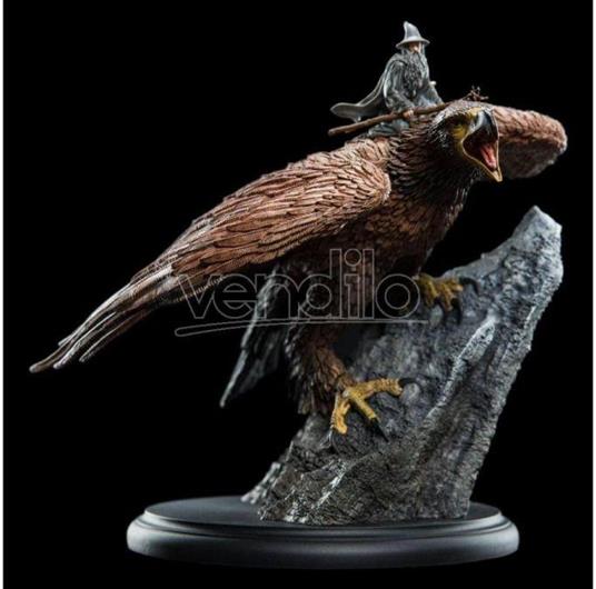 Lafeltrinelli Il Signore Degli Anelli Statua Gandalf On Gwaihir 15 Cm Weta Workshop