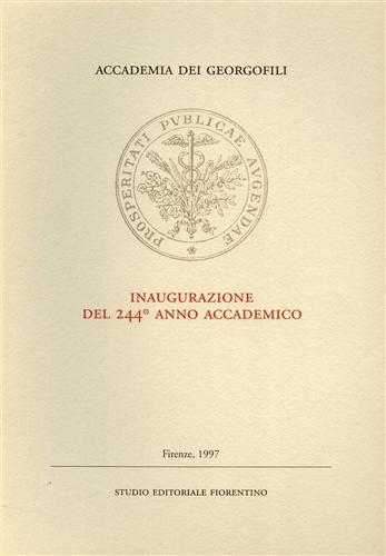 Lafeltrinelli Inaugurazione del 244° Anno Accademico