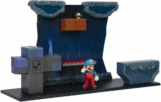 Lafeltrinelli Jakks Pacific Nintendo 2-1/2In Figure Underground Playset Cs