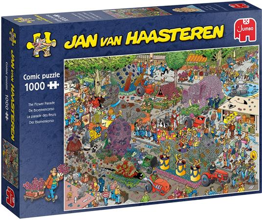 Lafeltrinelli Jan Van Haasteren Flower Parade 1000 Pcs Puzzle 1000 Pz Fumetti