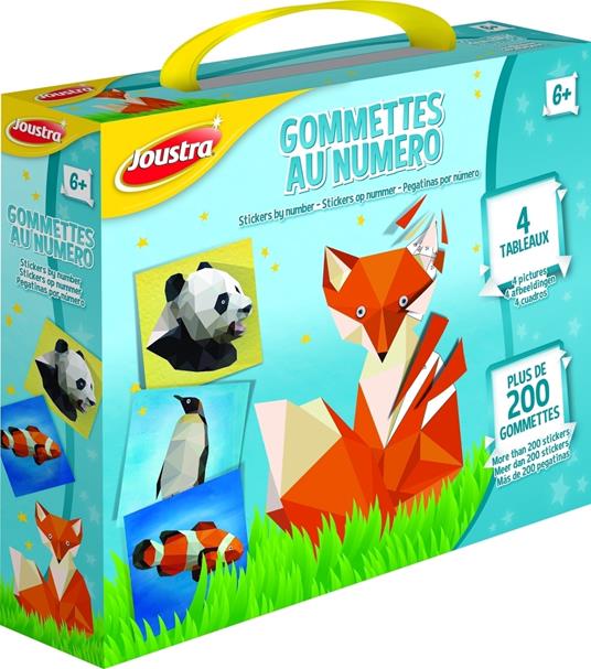 Lafeltrinelli Joustra Set Deluxe Degli Adesivi Animali
