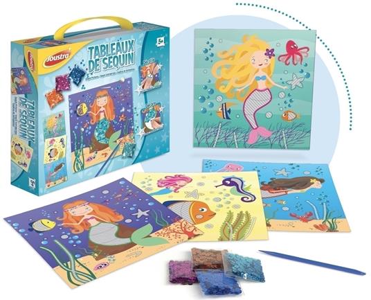 Lafeltrinelli Joustra Set Deluxe Disegna Con Le Pailette Sirena