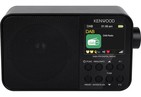 Lafeltrinelli Kenwood Electronics CR-M30DAB-B radio Portatile Digitale Nero