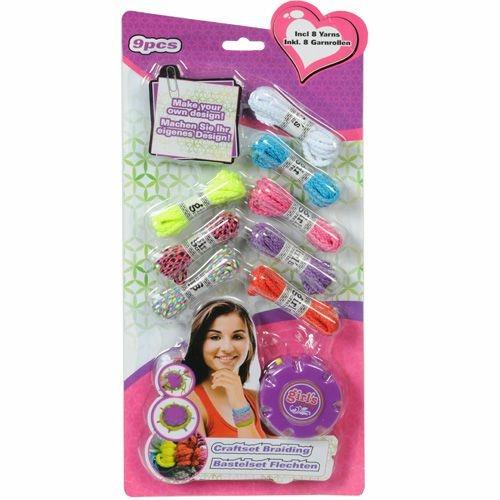 Lafeltrinelli Kit Braccialetti Intrecciati 9 Pezzi Bracciali 10x6x3 Scuola Regalo Eddy Toys