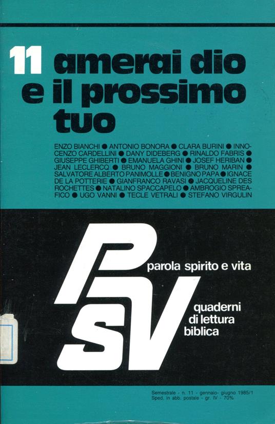 Lafeltrinelli Amerai dio e il prossimo tuo