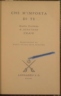 Lafeltrinelli Che m'importa di te