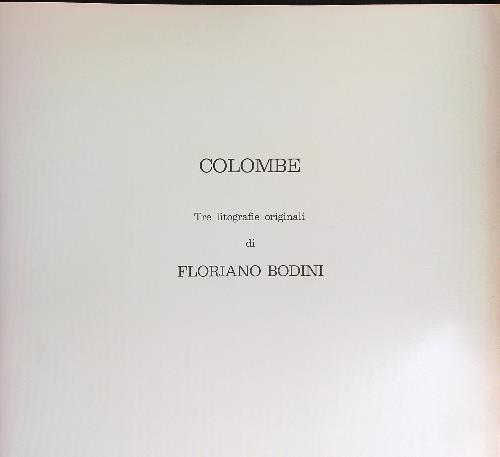 Lafeltrinelli Colombe Esemplare n 35/99