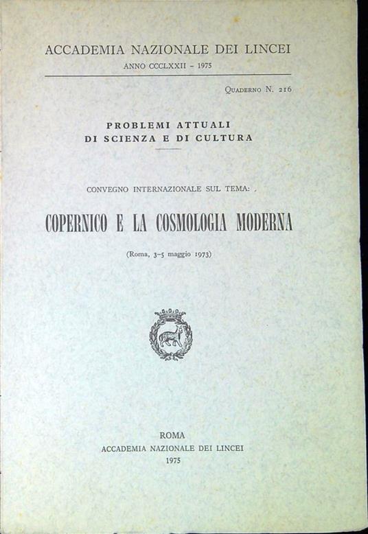 Lafeltrinelli Copernico e la cosmologia moderna