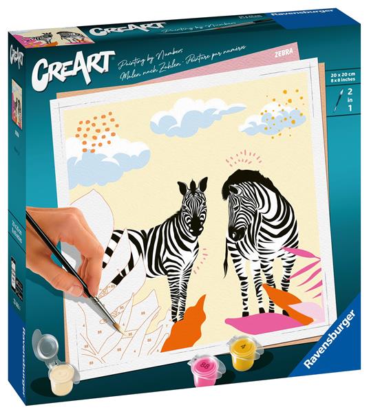 Lafeltrinelli CreArt Serie Trend quadrati - Zebra