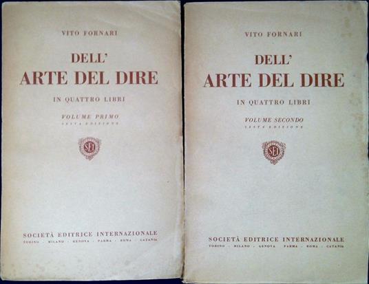 Lafeltrinelli Dell'arte del dire in quattro libri