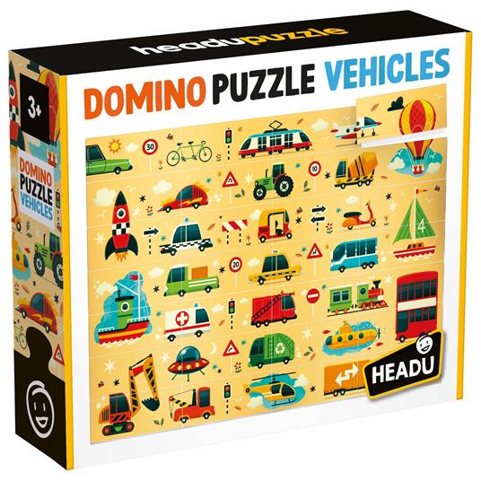 Lafeltrinelli Domino Puzzle Vehicles