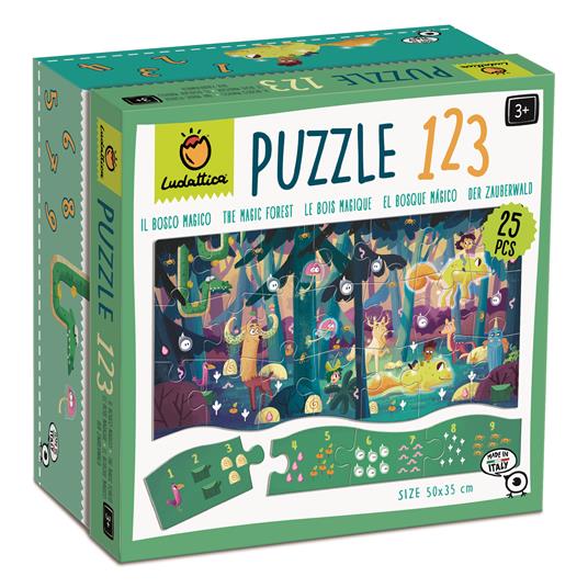 Lafeltrinelli Il bosco. Puzzle 123