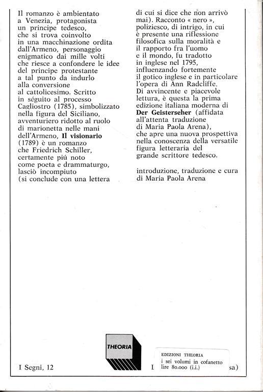 Lafeltrinelli Il Visionario