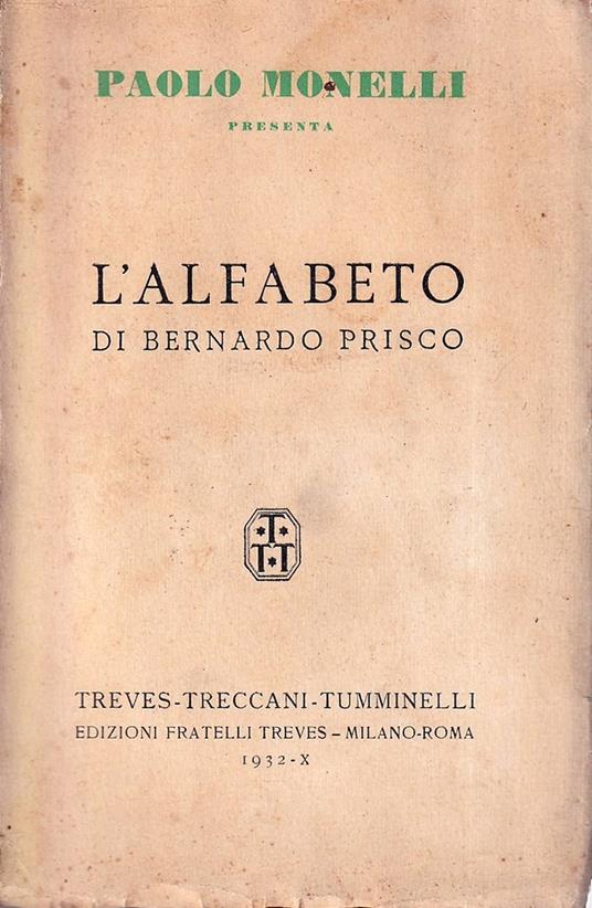 Lafeltrinelli L' alfabeto di Bernardo Prisco