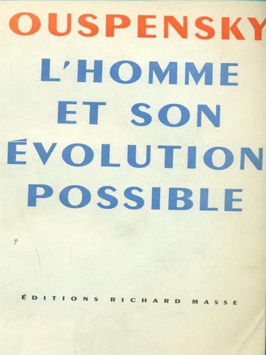 Lafeltrinelli L' homme et son evolution possible