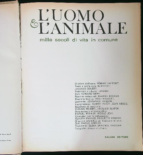 Lafeltrinelli L' uomo e l'animale