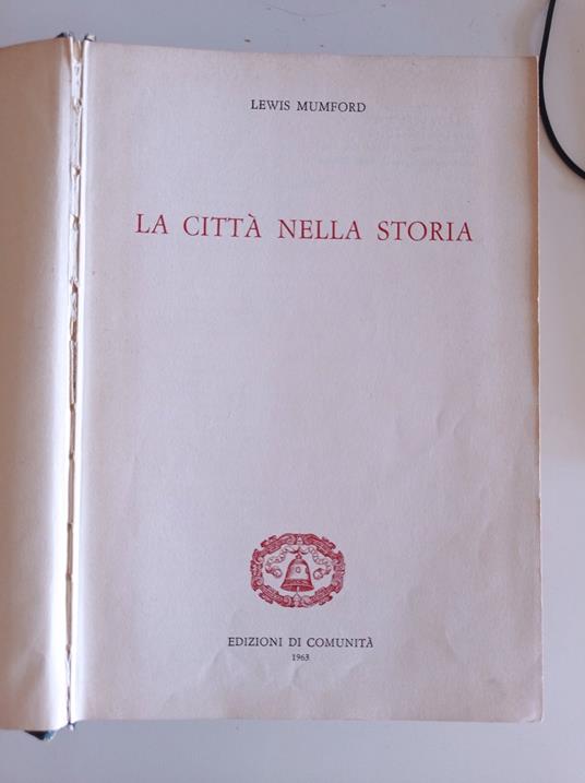 Lafeltrinelli La Città Nella Storia