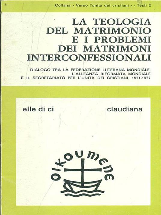 Lafeltrinelli La teologia del matrimonio