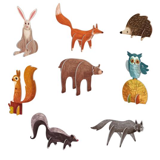 Lafeltrinelli Ludattica Play&Go Forest Animals
