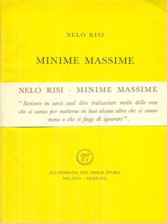 Lafeltrinelli Minime massime