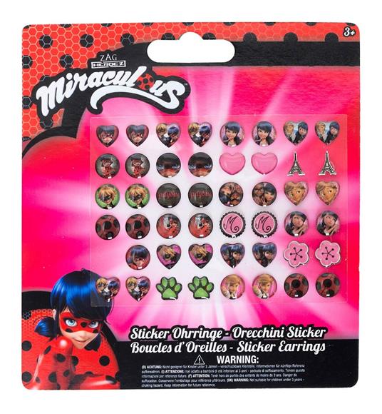 Lafeltrinelli Miraculous Orecchini Sticker
