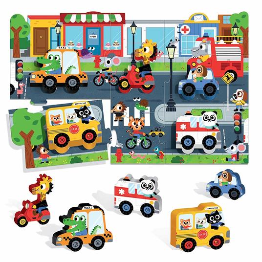 Lafeltrinelli Montessori First Puzzle The City