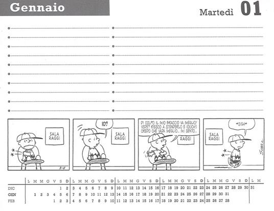 Lafeltrinelli Peanuts. Calendario Da Tavolo 2019