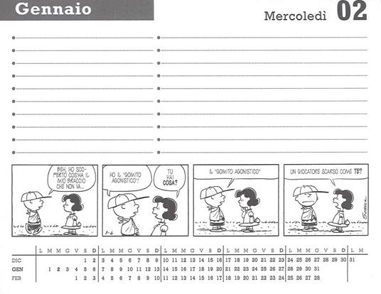 Lafeltrinelli Peanuts. Calendario Da Tavolo 2019