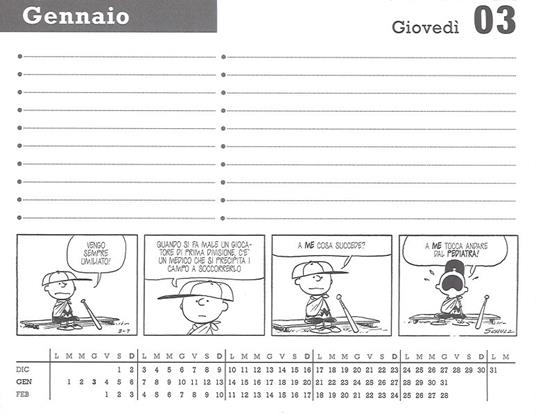 Lafeltrinelli Peanuts. Calendario Da Tavolo 2019