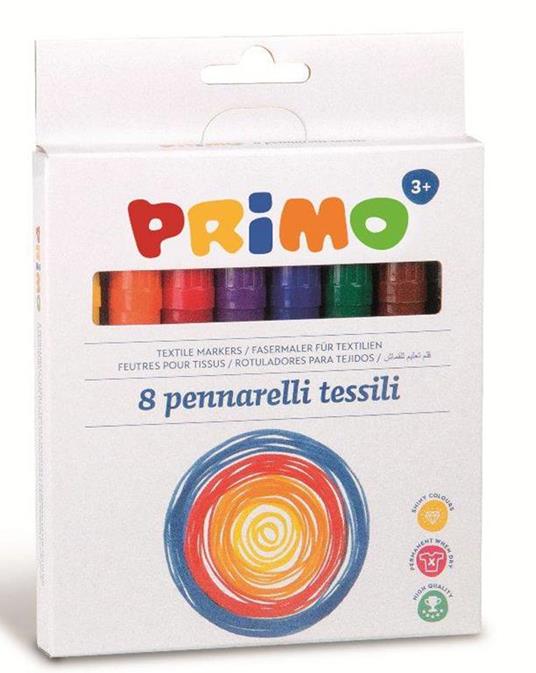 Lafeltrinelli Pennarelli Per Tessuti 8 Pezzi