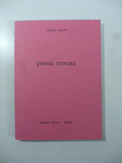 Lafeltrinelli Poesia trovata