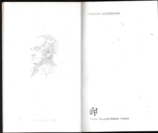 Lafeltrinelli Premio Nobel 1912. Gerhart Hauptmann