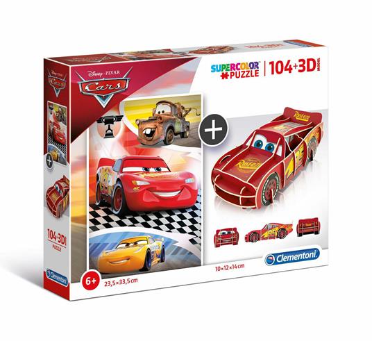 Lafeltrinelli Puzzle 3D Model. Cars
