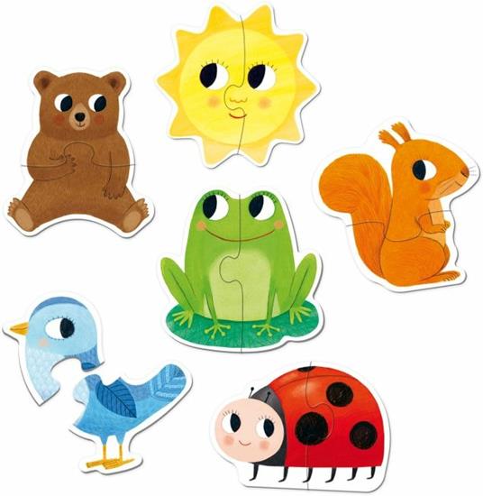 Lafeltrinelli Puzzle Form Animali. Goula 53173