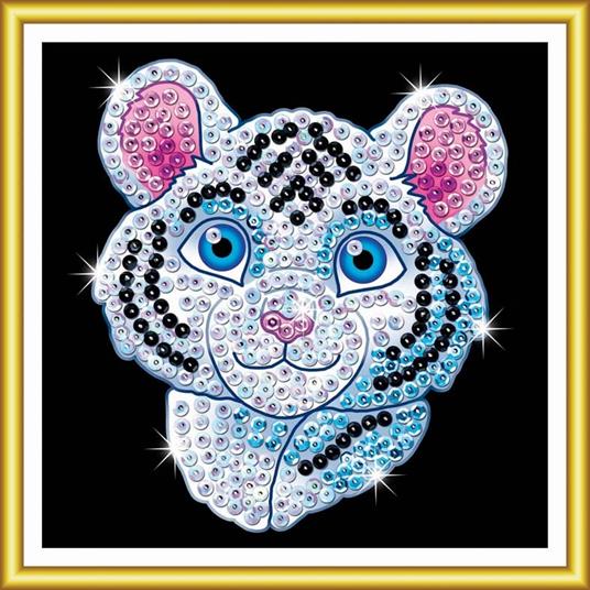 Lafeltrinelli Sequin Art 60 Tigre Bianca. 1326