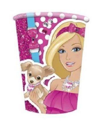 Lafeltrinelli Set 8 Bicchieri In Carta Barbie